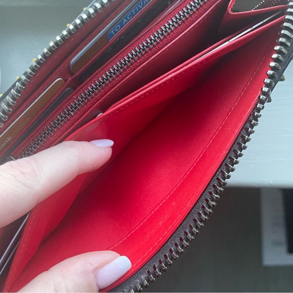 Christian Louboutin Rainbow Stud Panettone Zippered Wallet ☆ RARE ☆ SALE ☆ - Picture 10 of 16